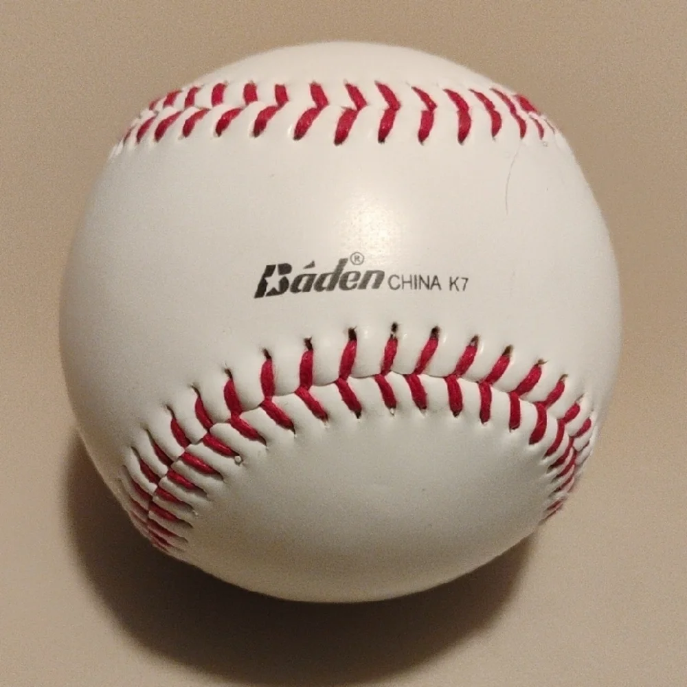 Clemson Tigers White Baseball with Orange Paw Print